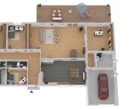 Grundriss Wohnhaus (nicht maßstabsgetreu)