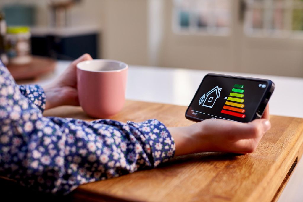 Digitaler Energieausweis auf Handy