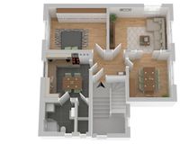 Grundriss 1. Obergeschoss (nicht maßstabsgetreu)