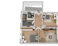 Grundriss Wohnung Obergeschoss