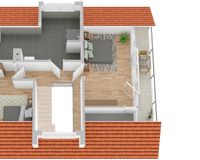 Grundriss Dachgeschoss (nicht maßstabsgetreu)