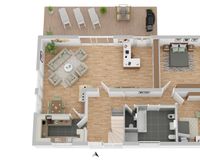 Grundriss Erdgeschoss (nicht maßstabsgetreu)