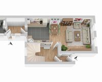 Grundriss Erdgeschoss (nicht maßstabsgetreu)