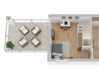 Grundriss Obergeschoss (nicht maßstabsgetreu)