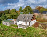 Rückansicht mit Teil des Gartens