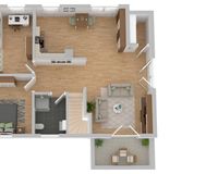 Grundriss Obergeschoss (nicht maßstabsgetreu)