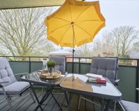 Großer Balkon in West-Ausrichtung