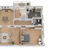 Grundriss 1. Obergeschoss (nicht maßstabsgetreu)