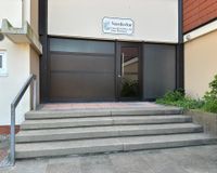 Der Eingangsbereich auf der Rückseite