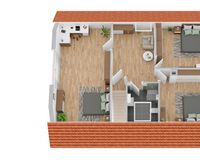 Grundriss Dachgeschoss (nicht maßstabsgetreu)