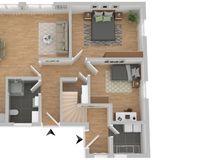 Grundriss Erdgeschoss (nicht maßstabsgetreu)