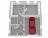 Grundriss Untergeschoss (nicht maßstabsgetreu)