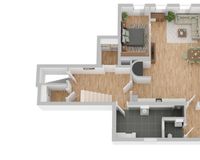 Grundriss Hauptwohnung EG