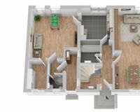 Grundriss Erdgeschoss (nicht maßstabsgetreu)