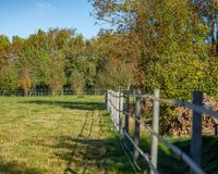 Pferdegerecht eingezäunt