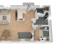 Grundriss Erdgeschoss (nicht maßstabsgetreu)